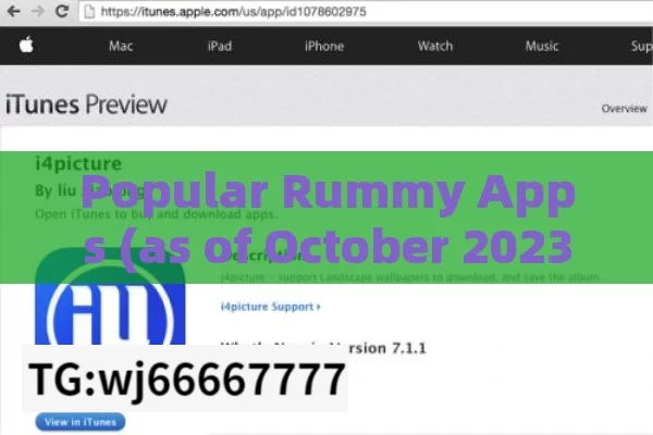 Popular Rummy Apps (as of October 2023 Update)